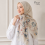 Blus Set Kerudung Motif Talawang Dayak