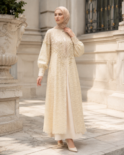 CLARA DRESS - SODT CHAMPANGE