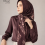 Dress set Kerudung Giscarf Motif Ulos