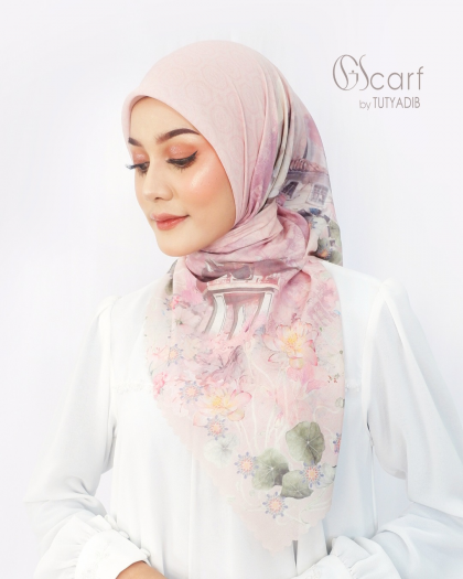 Kerudung GiScarf by TutyAdib Motif HANOI VIETNAM SERIES