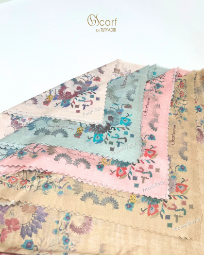 Kerudung Giscarf by TutyAdib Motif I Daeng Fatimah