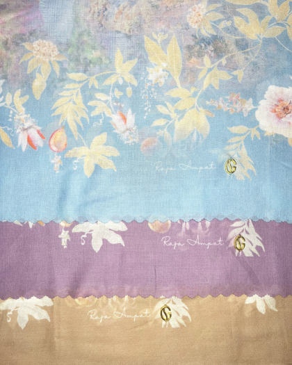 Kerudung Giscarf Motif Raja Ampat