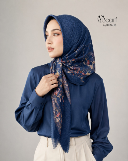 Kerudung Giscarf Motif Ulos