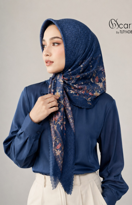 Kerudung Giscarf Motif Ulos