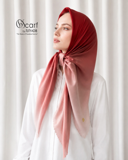 MERAH PUTIH GISCARF BEAUTY OF NUSANTARA SERIES