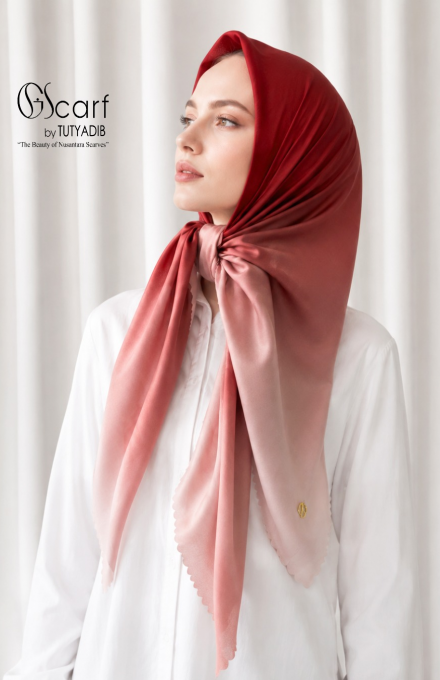 MERAH PUTIH GISCARF BEAUTY OF NUSANTARA SERIES
