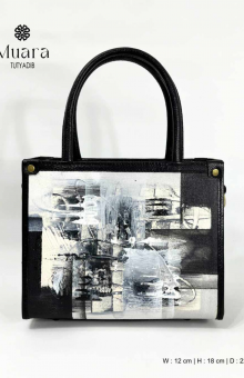 MUARA BAG - ABSTRAK ABSTRACT SERIES - BLACK
