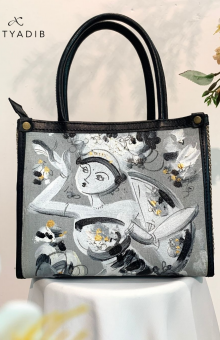 MUARA BAG - NATURE PAINTING SERIES - BLACK