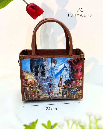 MUARA BAG - NATURE PAINTING SERIES - BROWN
