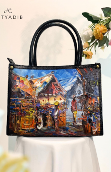 MUARA BAG - NATURE PAINTING SERIES - IVORY