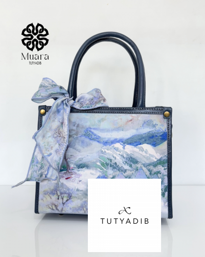 MUARA BAG - WAEREBO PRINTING SERIES - IVORY