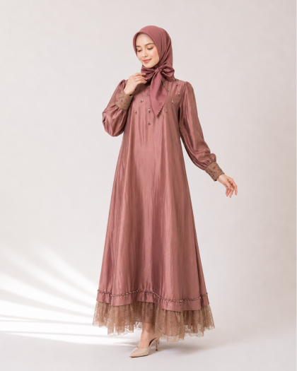 NYRA DRESS - BLUSH