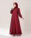 NYRA DRESS - MAROON